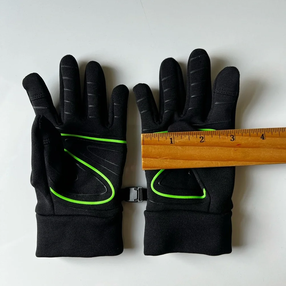 HEAD Brand Black and Neon Green Kids’ Touchscreen Gloves